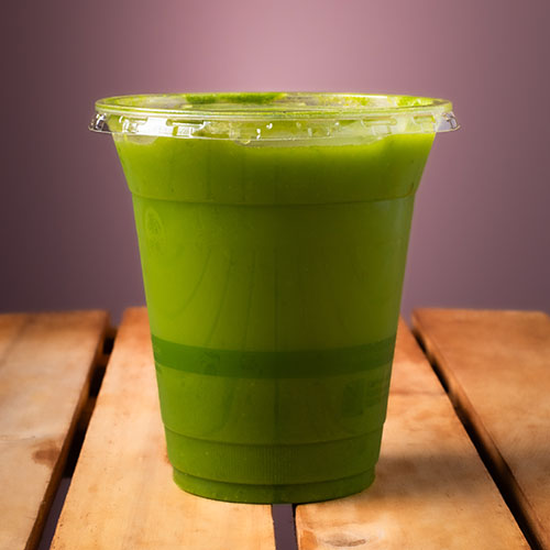 green colored juice