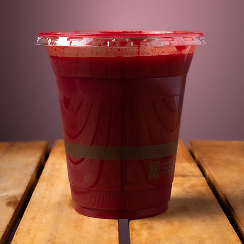 dark red colored juice