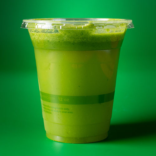 light green colored juice