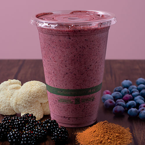 purple colored smoothie